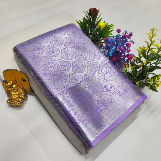 Lavender Silk Saree Elampillai