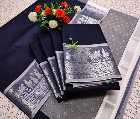 Kalai Tex 3D emboss Poonthamil Saree (PTS050)