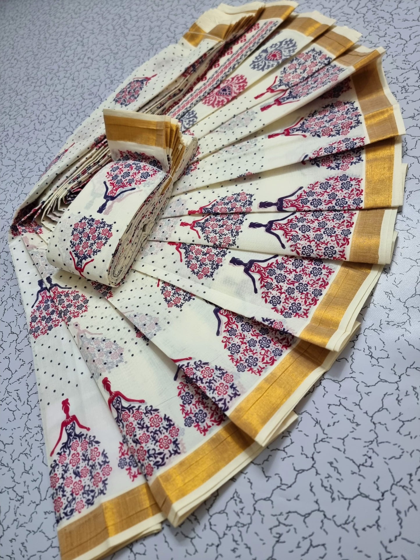 Kalai Tex Kerala Cotton Sarees - KP011