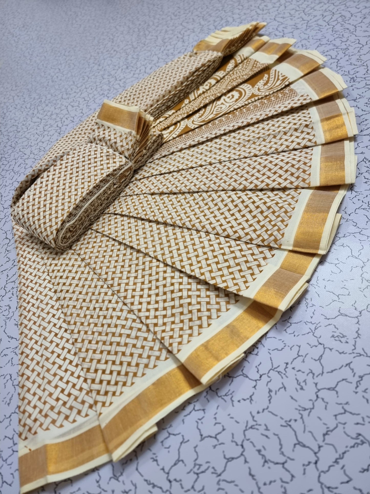 Kalai Tex Kerala Cotton Sarees - KP010