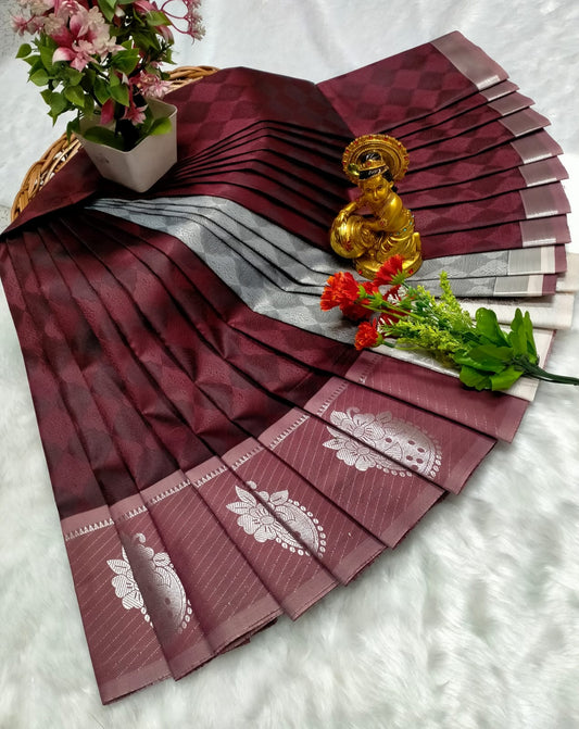 Kalai Tex 3D emboss Poonthamil Saree (PTS039)