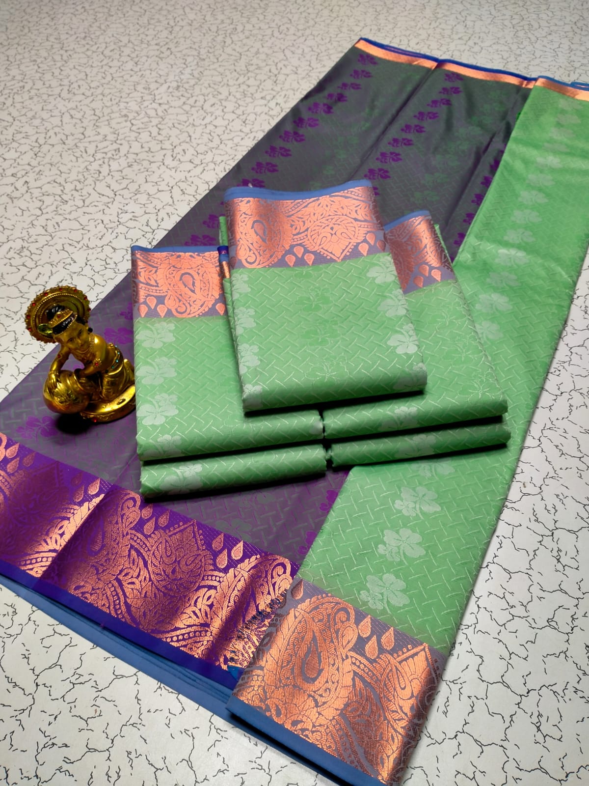 Kalai Tex 3D emboss Poonthamil Saree (PTS037)