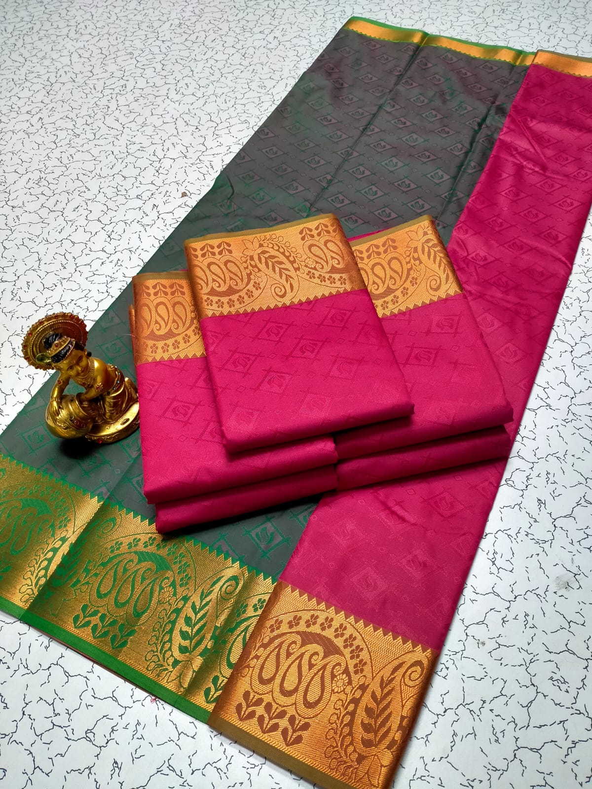 Kalai Tex 3D emboss Poonthamil Saree (PTS042)