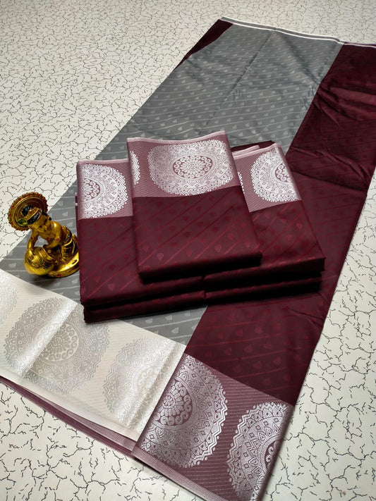 Kalai Tex 3D emboss Poonthamil Saree (PTS036)