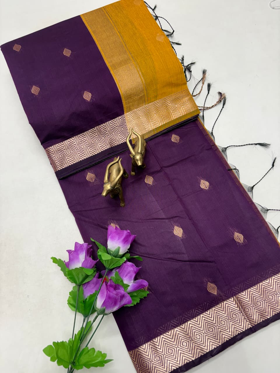 DIAMOND PATTERN MAHESWARI COTTON | DMC015