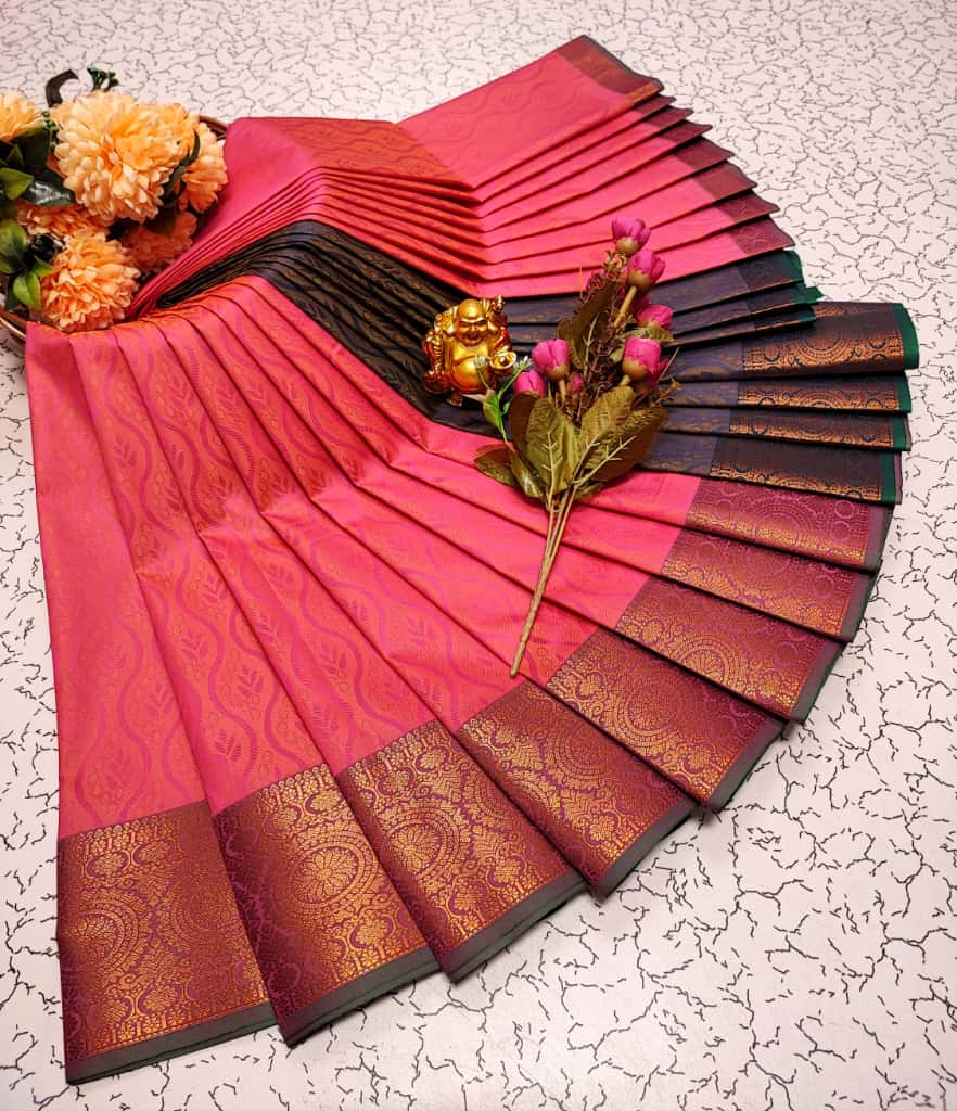 Kalai Tex 3D emboss Poonthamil Saree (PTS045)