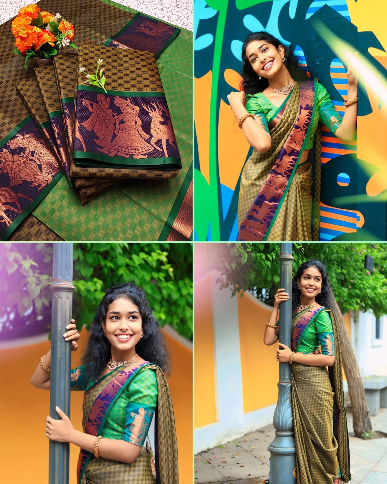 Kalai Tex 3D emboss Poonthamil Saree (PTS048)