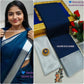 Kalai Tex Silver Border Silk Saree (SB012)