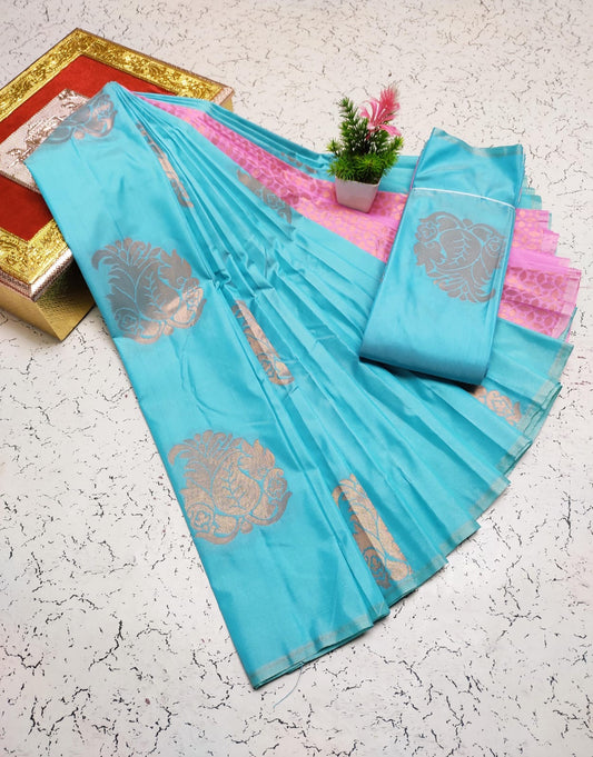 Kalai Tex Soft Silk Saree (SS051)