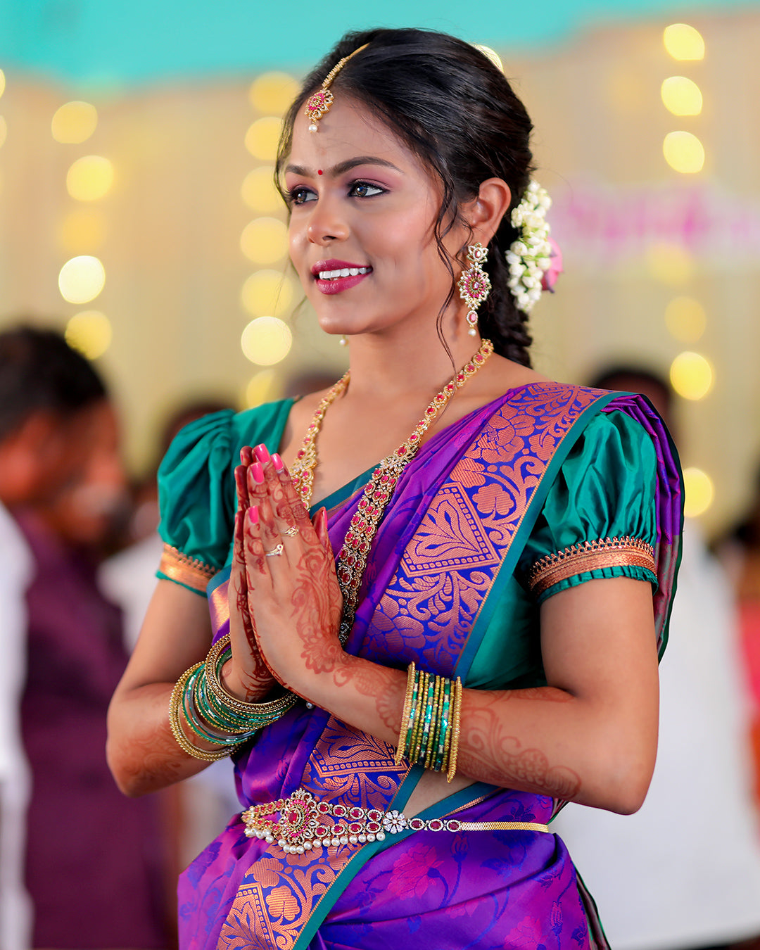 Kalai Tex 3D emboss Poonthamil Saree PTS050