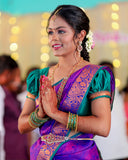Kalai Tex 3D emboss Poonthamil Saree PTS050