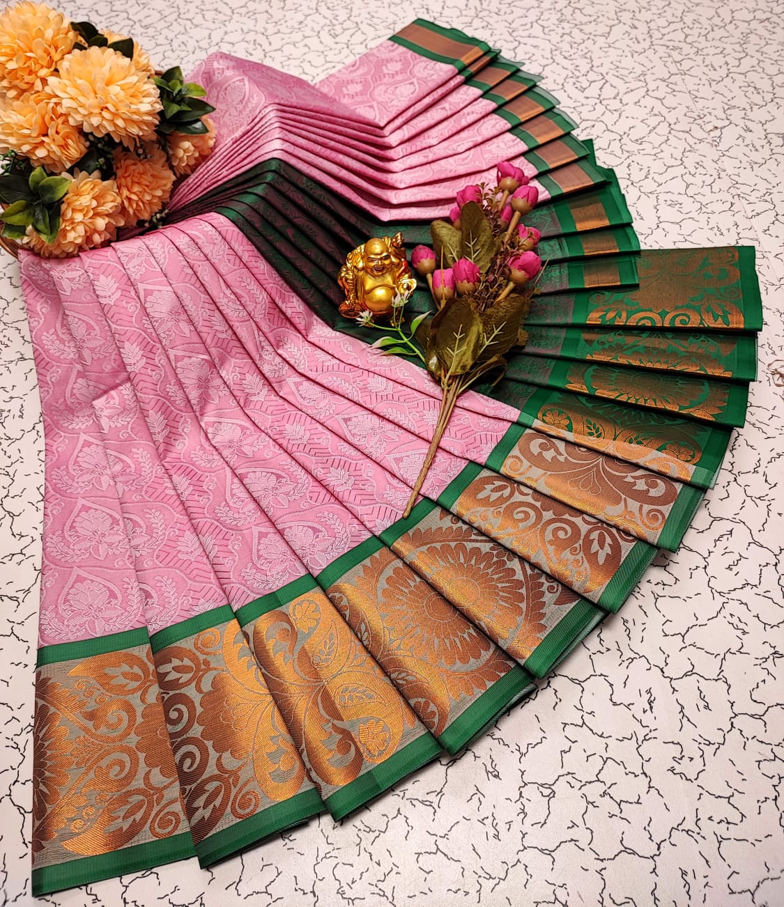 Kalai Tex 3D emboss Poonthamil Saree (PTS047)