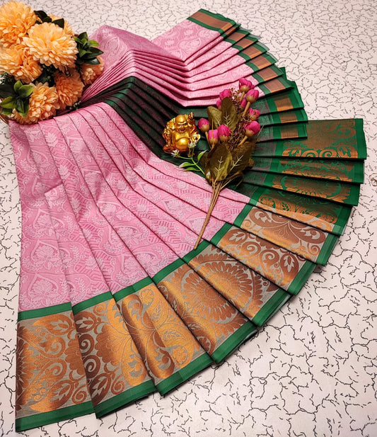 Kalai Tex 3D emboss Poonthamil Saree (PTS047)