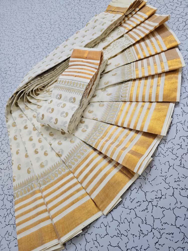 Kalai Tex Kerala Cotton Sarees -  KP014