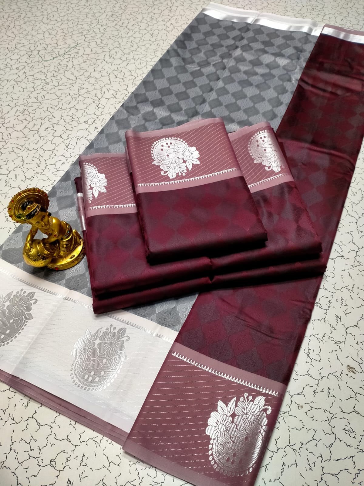 Kalai Tex 3D emboss Poonthamil Saree (PTS039)
