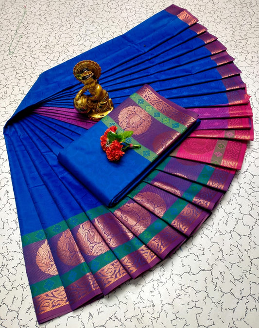 Kalai Tex 3D emboss Poonthamil Saree (PTS040)