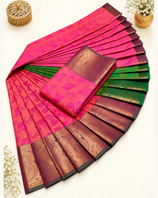 Deepam Pattu Premium Semi Silk Saree | DP005