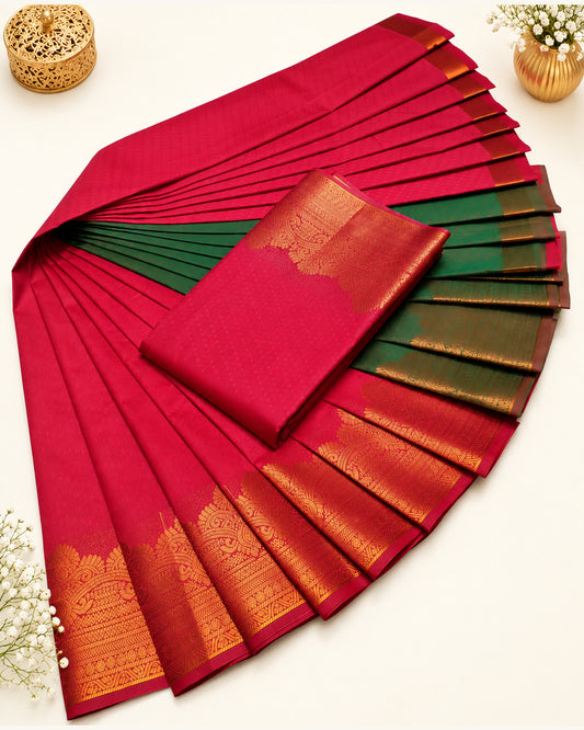 Deepam Pattu Premium Semi Silk Saree | DP015