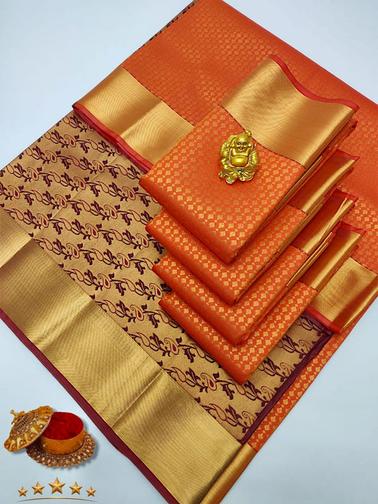 Royal Bridal Semi Silk Saree | RBW013
