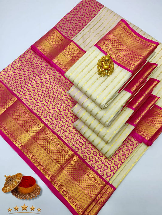 Royal Bridal Semi Silk Saree | RBW005
