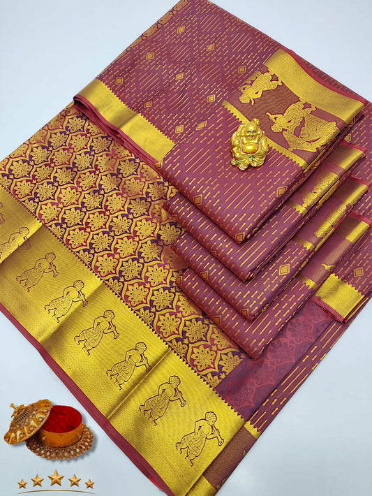 Royal Bridal Semi Silk Saree | RBW011