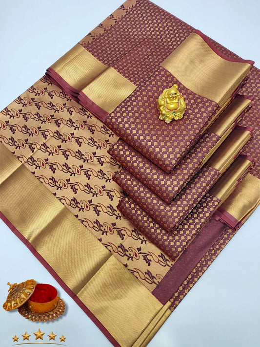 Royal Bridal Semi Silk Saree | RBW015