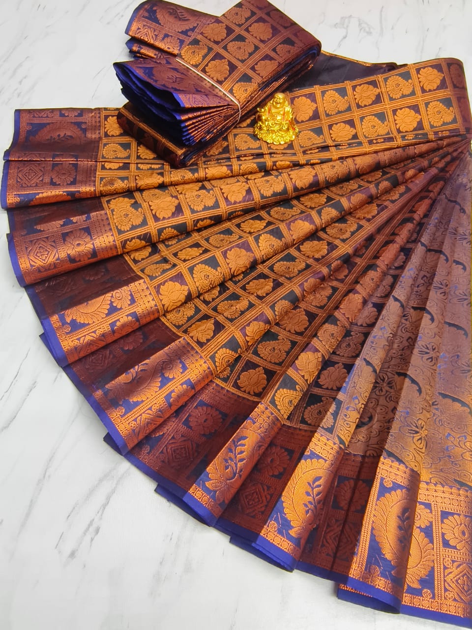 Elite Bridal Wedding Semi Silk Saree | EBW012