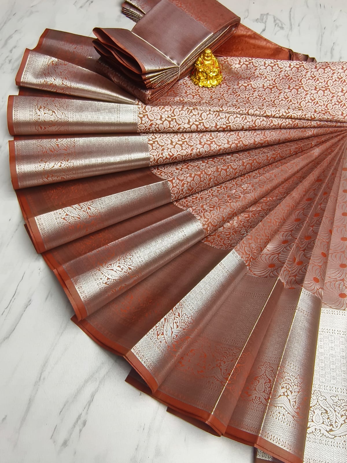 Elite Bridal Wedding Semi Silk Saree | EBW011