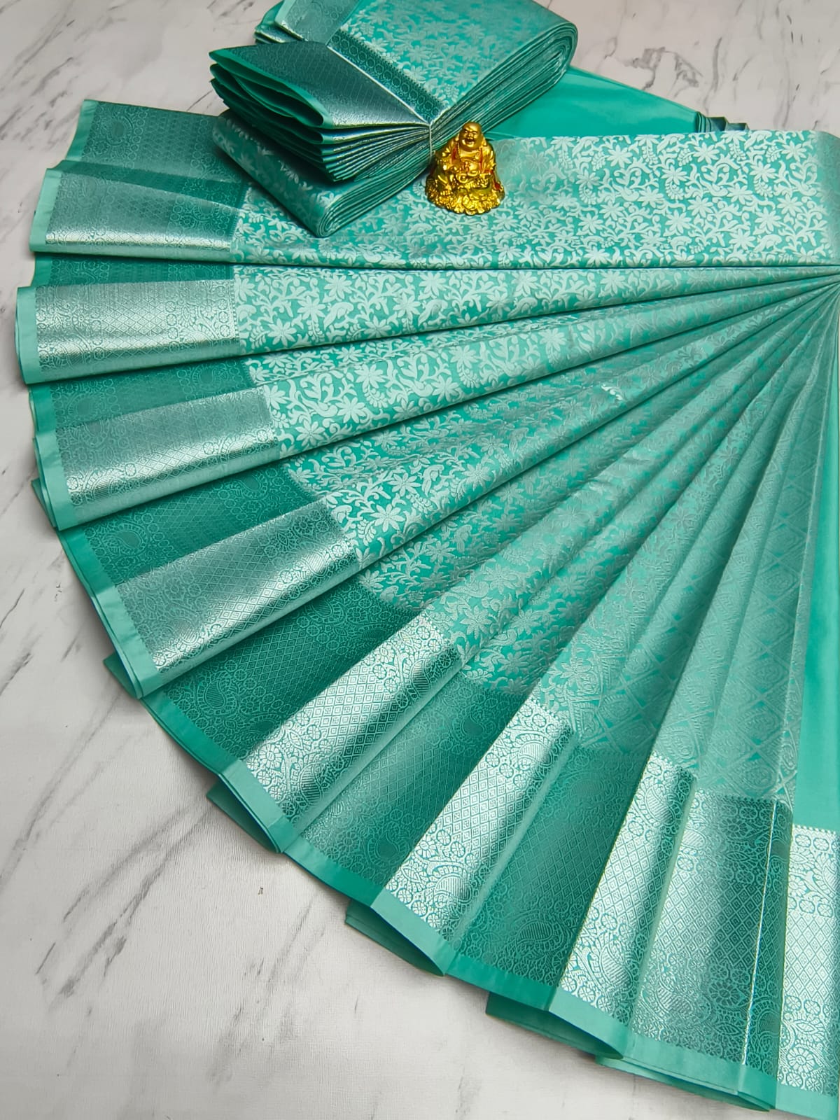 Elite Bridal Wedding Semi Silk Saree | EBW009