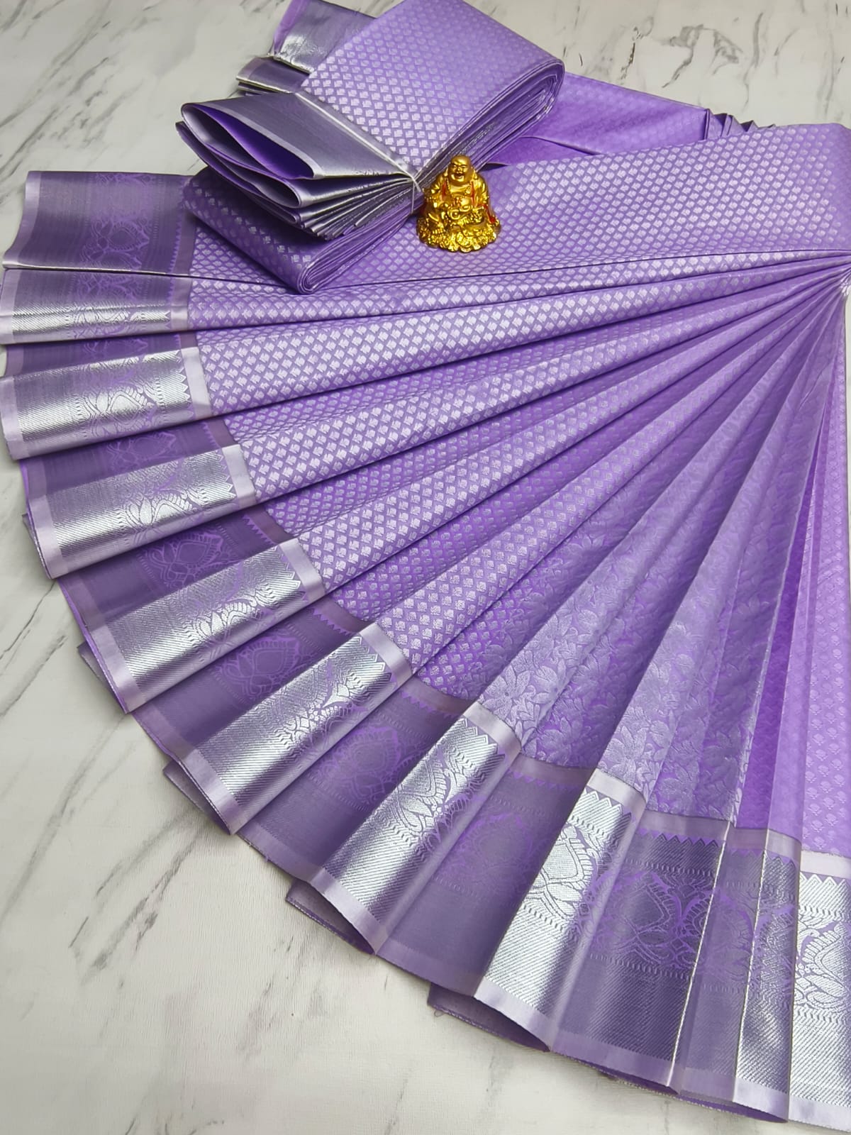 Elite Bridal Wedding Semi Silk Saree | EBW003