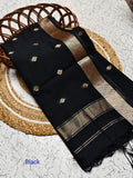 Diamond Pattern Silk Cotton Saree -  ND14