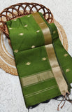Diamond Pattern Silk Cotton Saree -  ND16