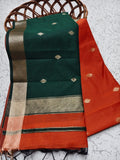 Diamond Pattern Silk Cotton Saree -  ND07