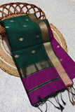 Diamond Pattern Silk Cotton Saree -  ND04