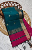 Diamond Pattern Silk Cotton Saree -  ND03