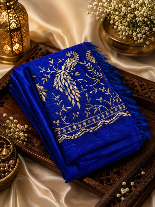 PREMIUM SATIN SPACE SILK SAREES | SSS003